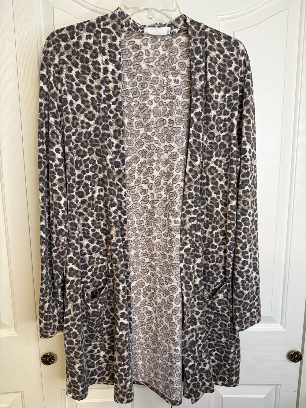 Zenana Animal Print Cardi
